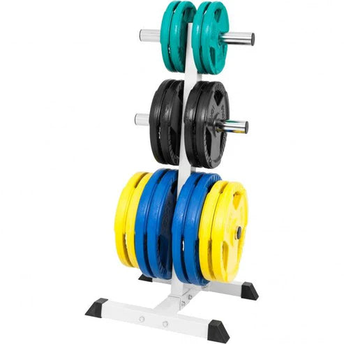 Vægtskivestativ Hvid Sort 50 mm
