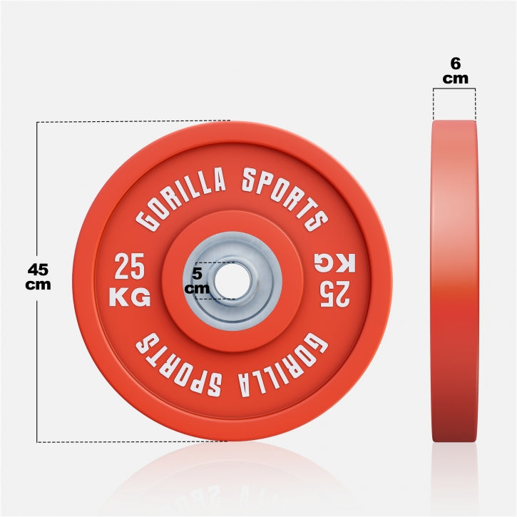 Bumper Plates Color 5 mm 5-25 kg