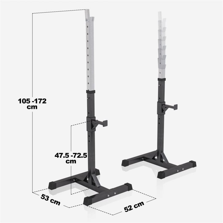 Multibænk Med Squatstativ 100 kg