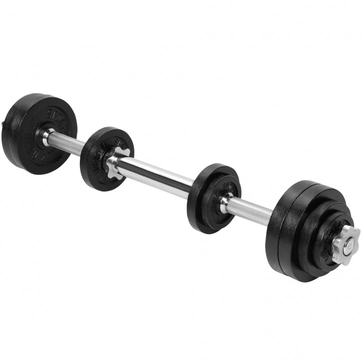 Vægtstang Håndvægte 2 in 1 - 23 kg