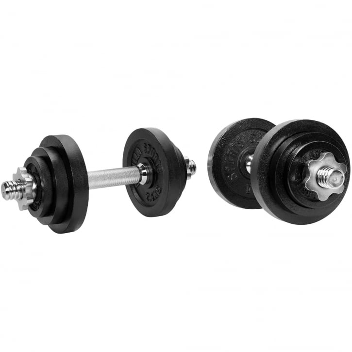 Vægtstang Håndvægte 2 in 1 - 23 kg