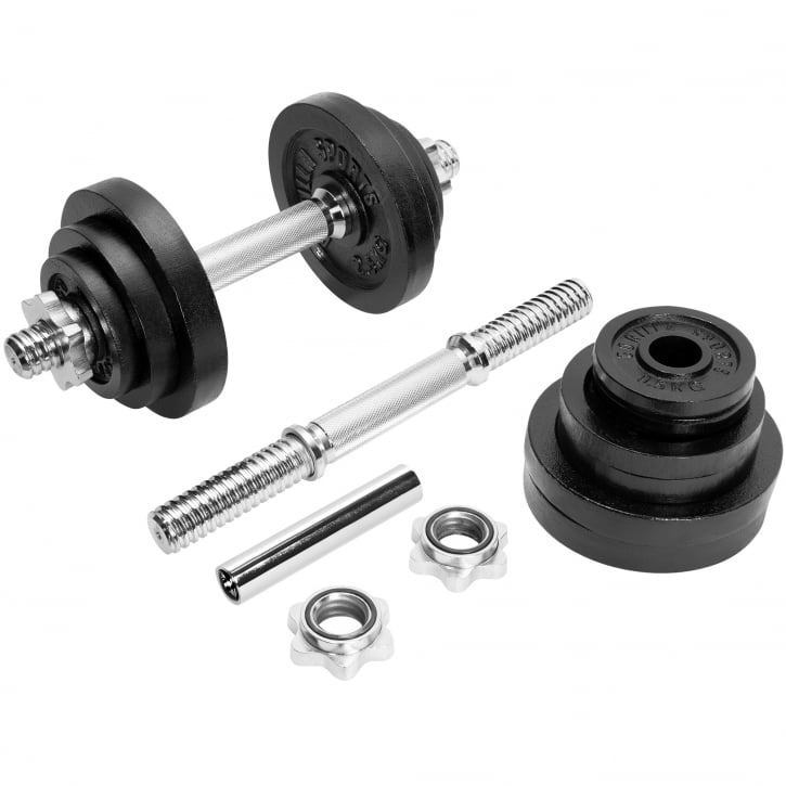 Vægtstang Håndvægte 2 in 1 - 23 kg