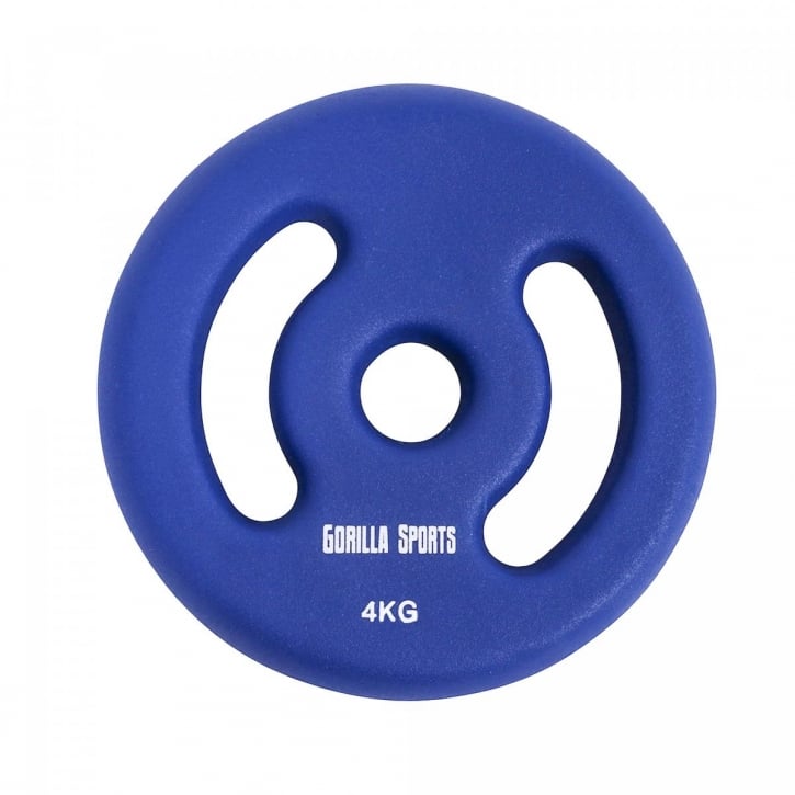 Vægtskiver Neopren 31 mm 1-5 kg