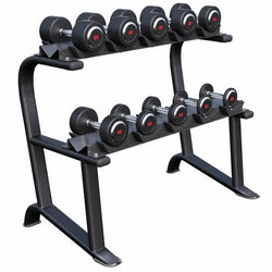 Produktbild på Håndvægte GUMMI med Håndvægtstativ Pakke 80 kg från Gorilla Sports