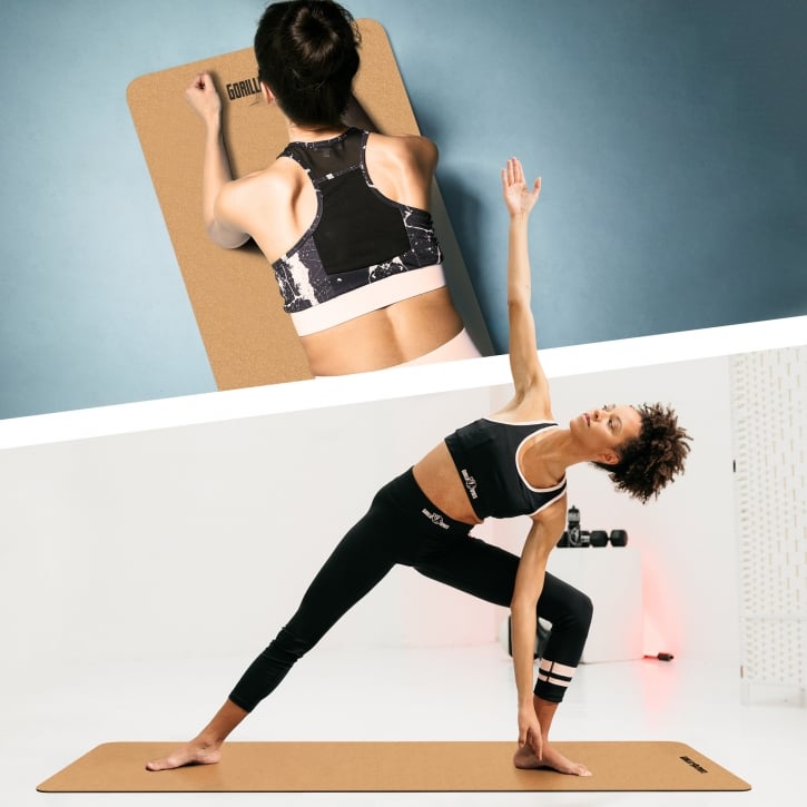 Yogamatte Kork 183X61X0,5 cm