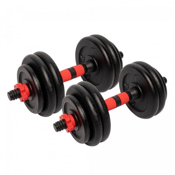 Håndvægte 25 mm Støbejern 2x7,5 kg 2x12,5 kg