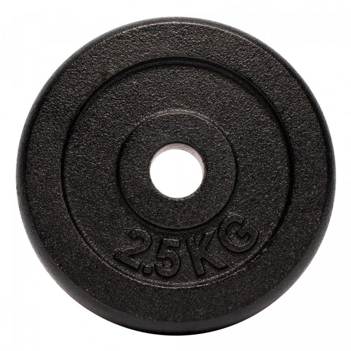 Håndvægte 25 mm Støbejern 2x7,5 kg 2x12,5 kg