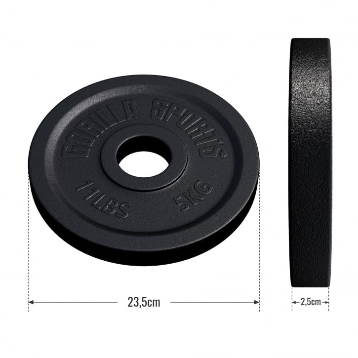 Vægtskiver OLYMPIA 51 mm 6x5 kg
