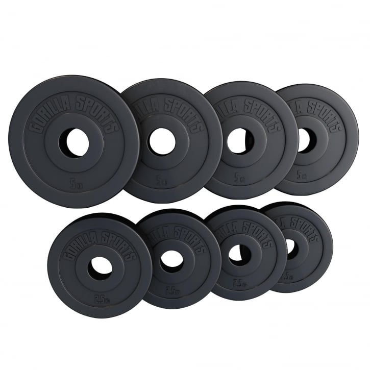 Vægtskiver BASIC Cement 51 mm 4x5 kg 4x2,5 kg