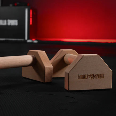 Push Up Stænger Træ från Gorilla Sports