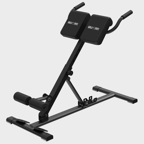Rygbænk Hyperextension Sammenklappelig
