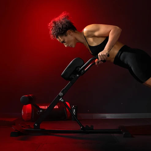Rygbænk Hyperextension Sammenklappelig från Gorilla Sports