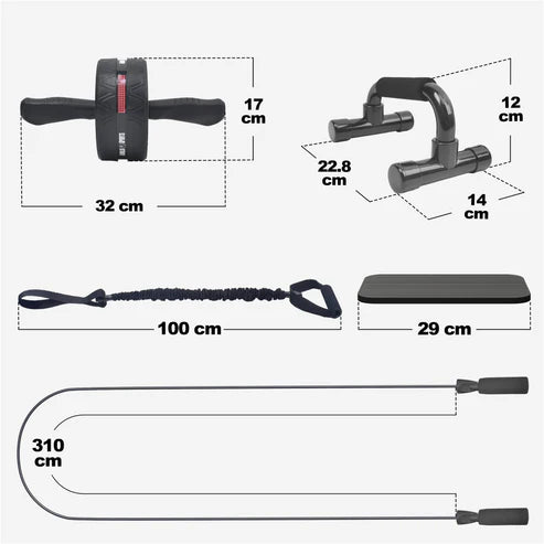 Ab Roller Set Ab Roller från Gorilla Sports