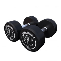 Produktbild på  Håndvægte Gs Gummi 2X10 Kg från Gorilla Sports