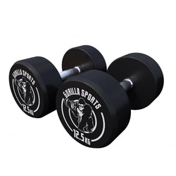 Produktbild på Håndvægte GS Gummi 2x12,5 kg från Gorilla Sports