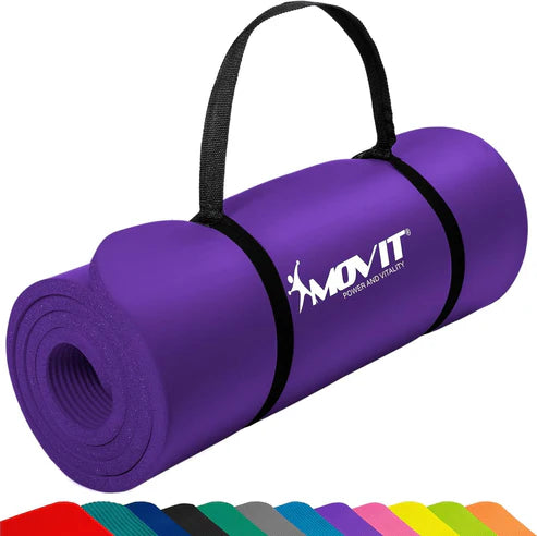 Træningsmåtte Yogamåtte Movit 190x100 cm