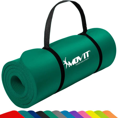 Træningsmåtte Yogamåtte Movit 183x60 cm
