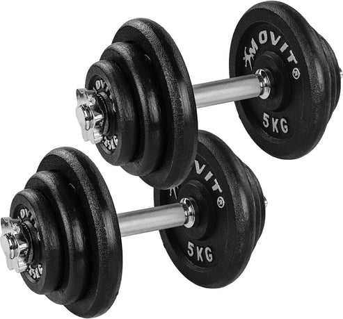 Håndvægte Movit støbejern 2x20 kg