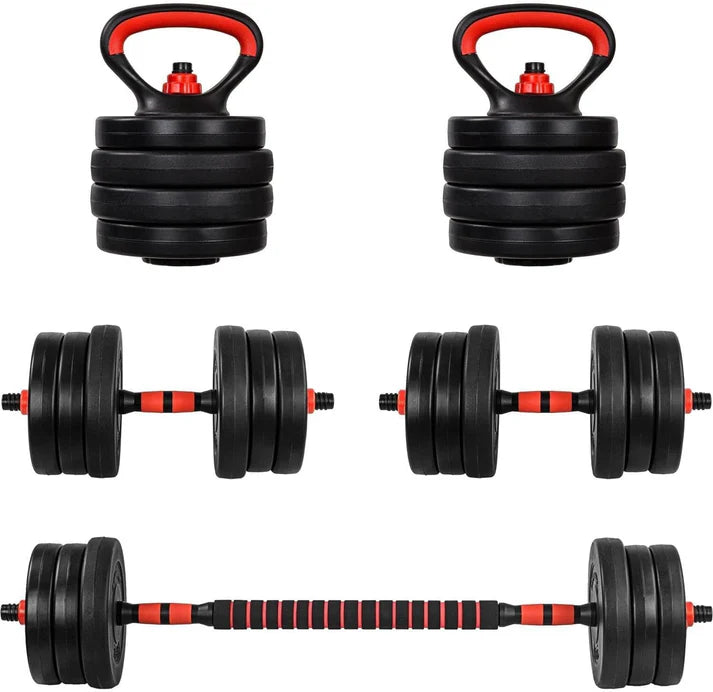 Vægtstangspakke MOVIT 20 kg - Vægtstang, Kettlebells & Håndvægte