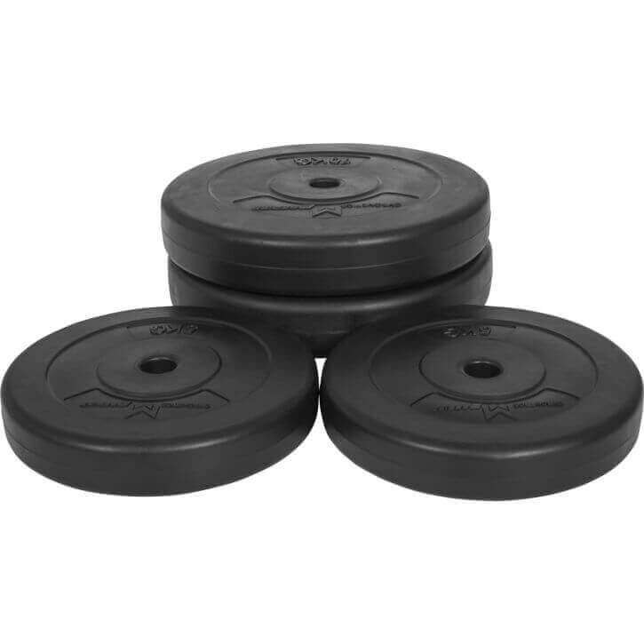 Vægtsæt 2x5 kg 2x10 kg 25 mm