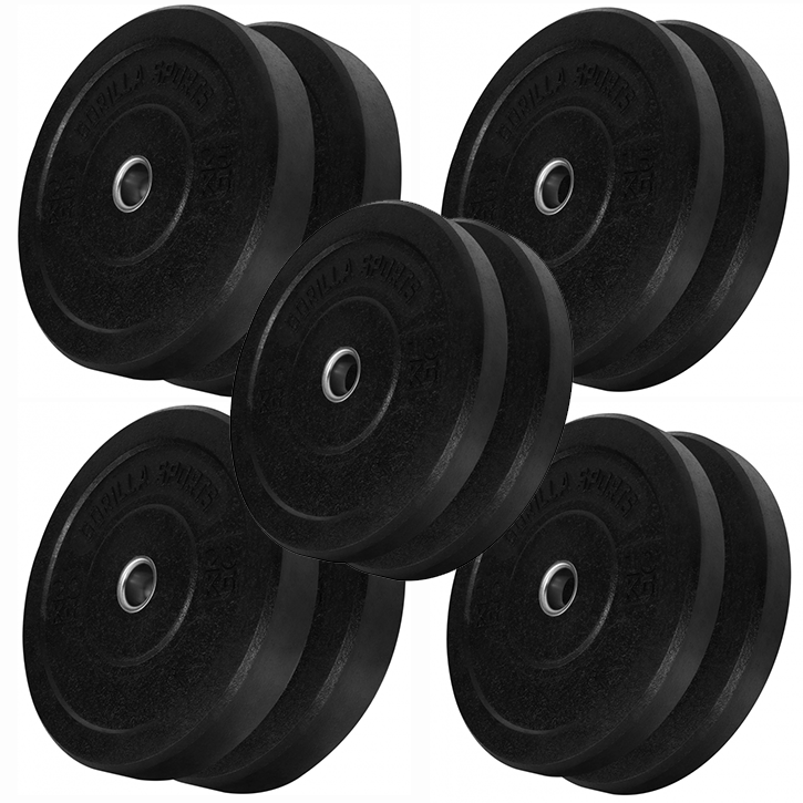 Bumper Plates HiTemp Pakke 51 mm 2x5-2x25 kg