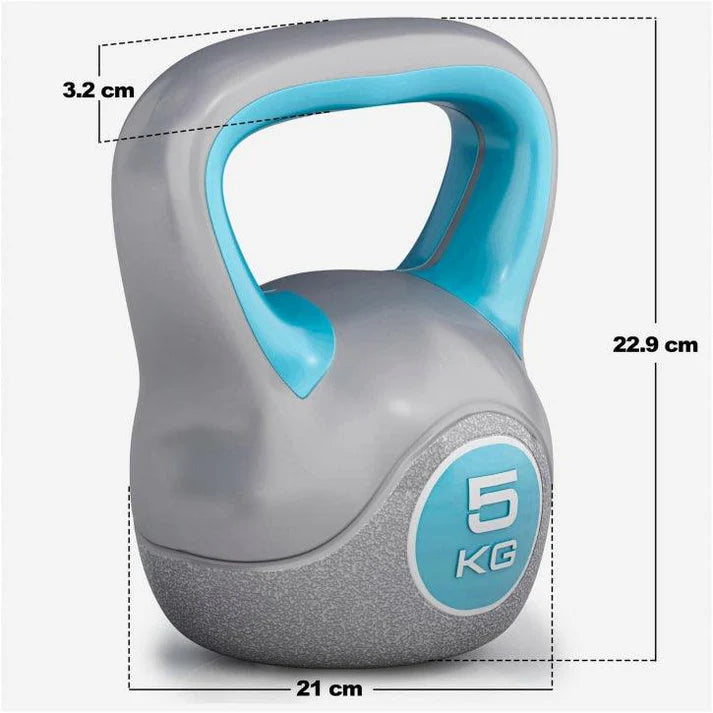 5kG Kettlebell från Gorilla Sports med mått