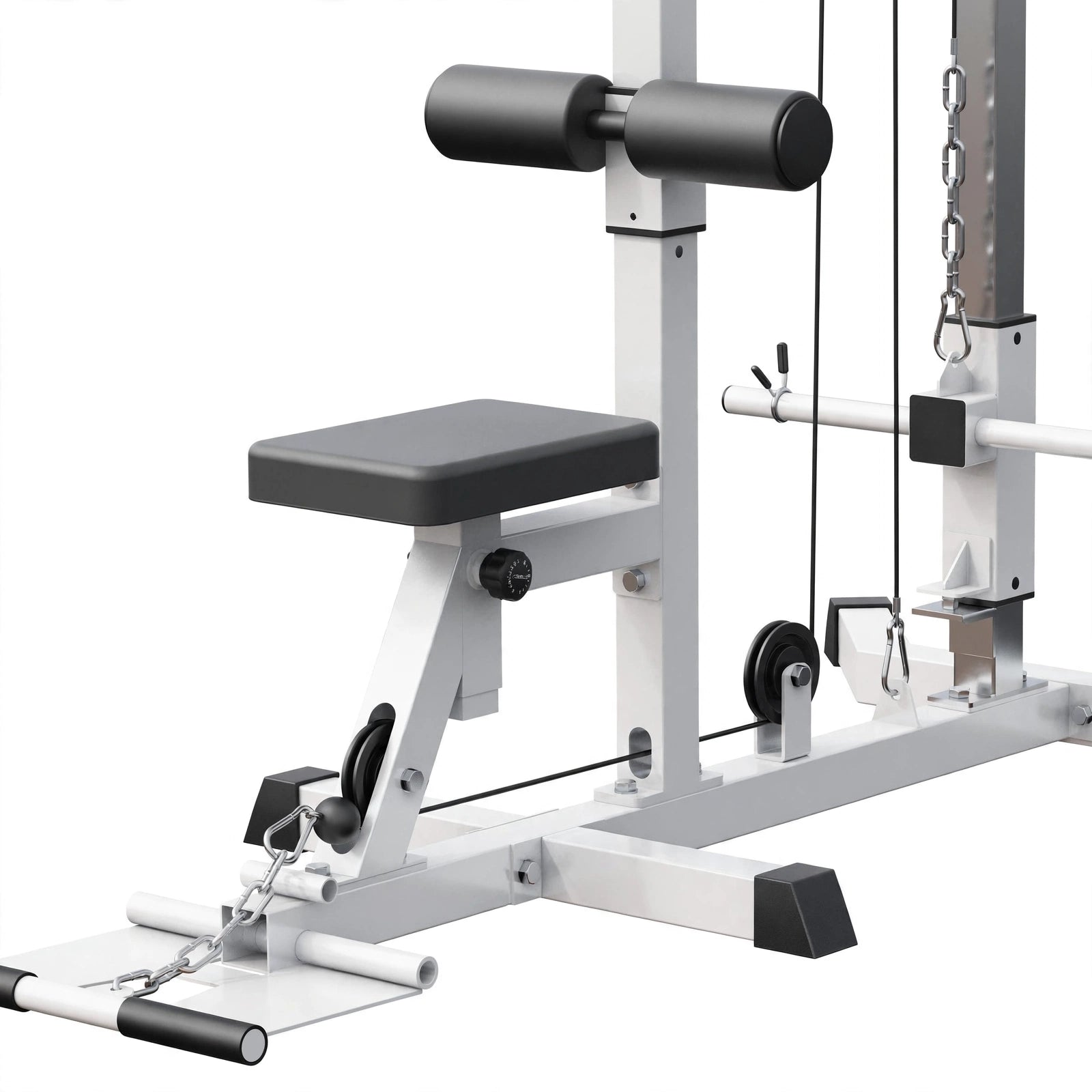 Træktorn Lat Pull Down Hvid