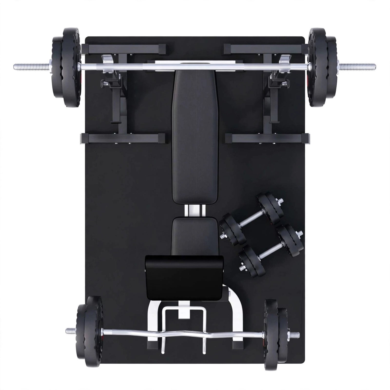 Multibænk Med Squatstativ 100 kg