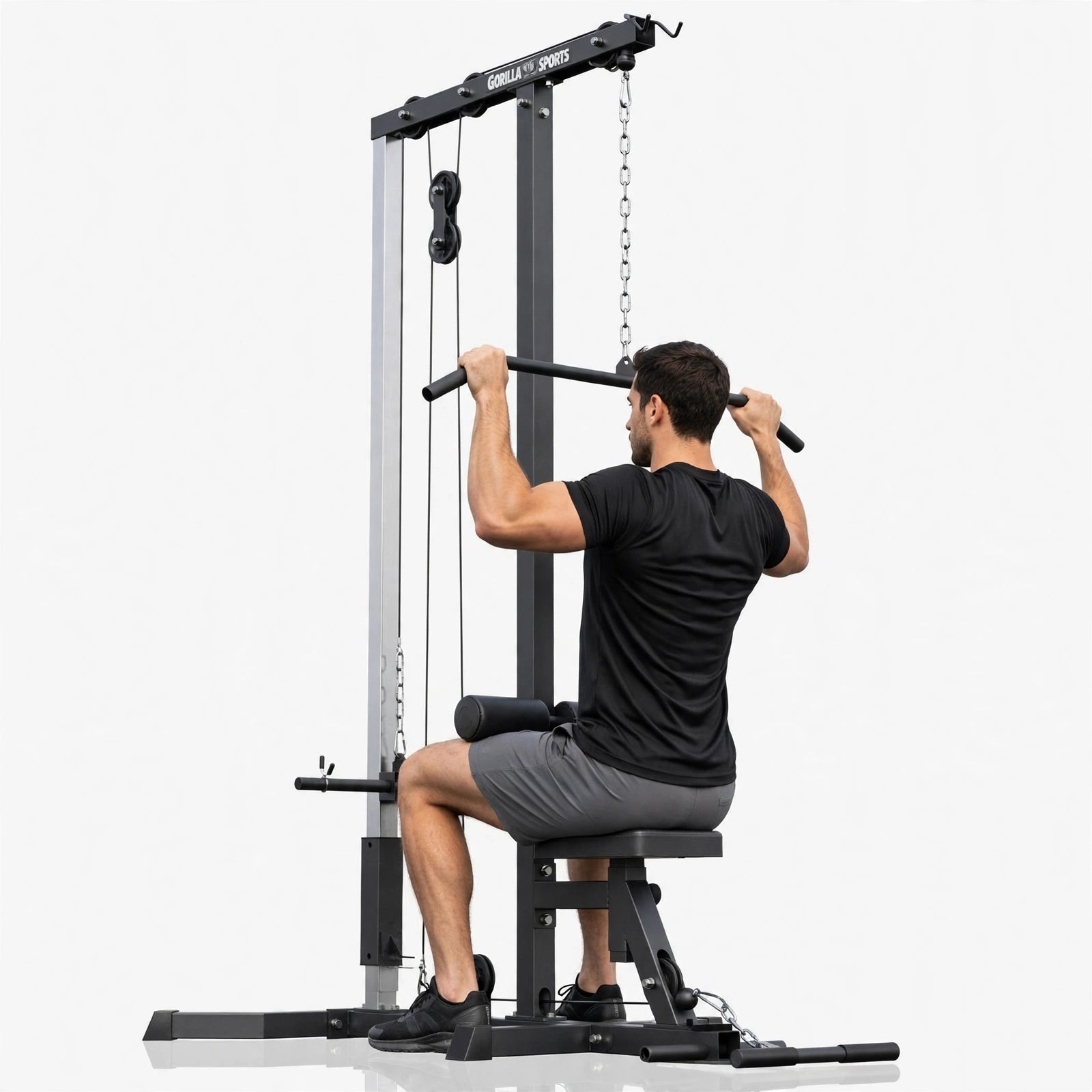 Træktorn Lat Pull Down Sort