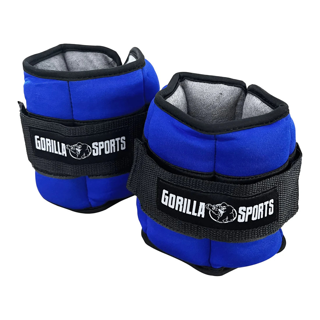 Fot och handledsvikter från gorilla sports med logga - Blå från Gorilla Sports