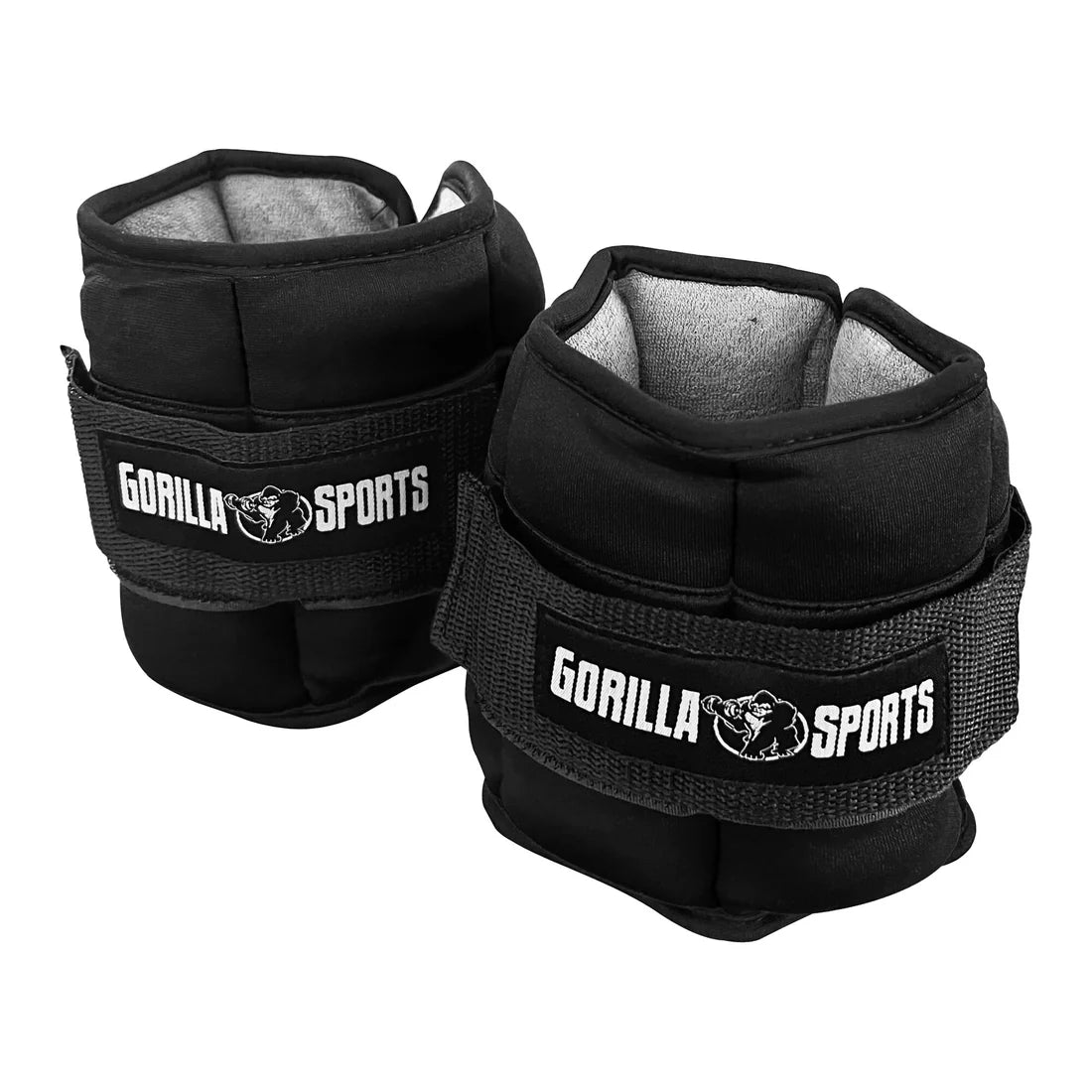 Fot och handledsvikter från gorilla sports med logga - svart från Gorilla Sports