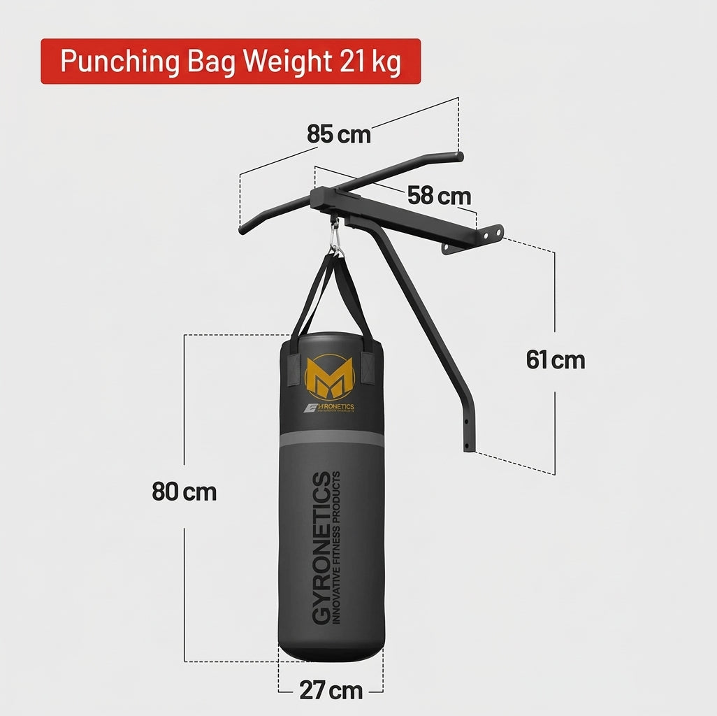 E Series boksesæk med pull up bar från Gorilla Sports