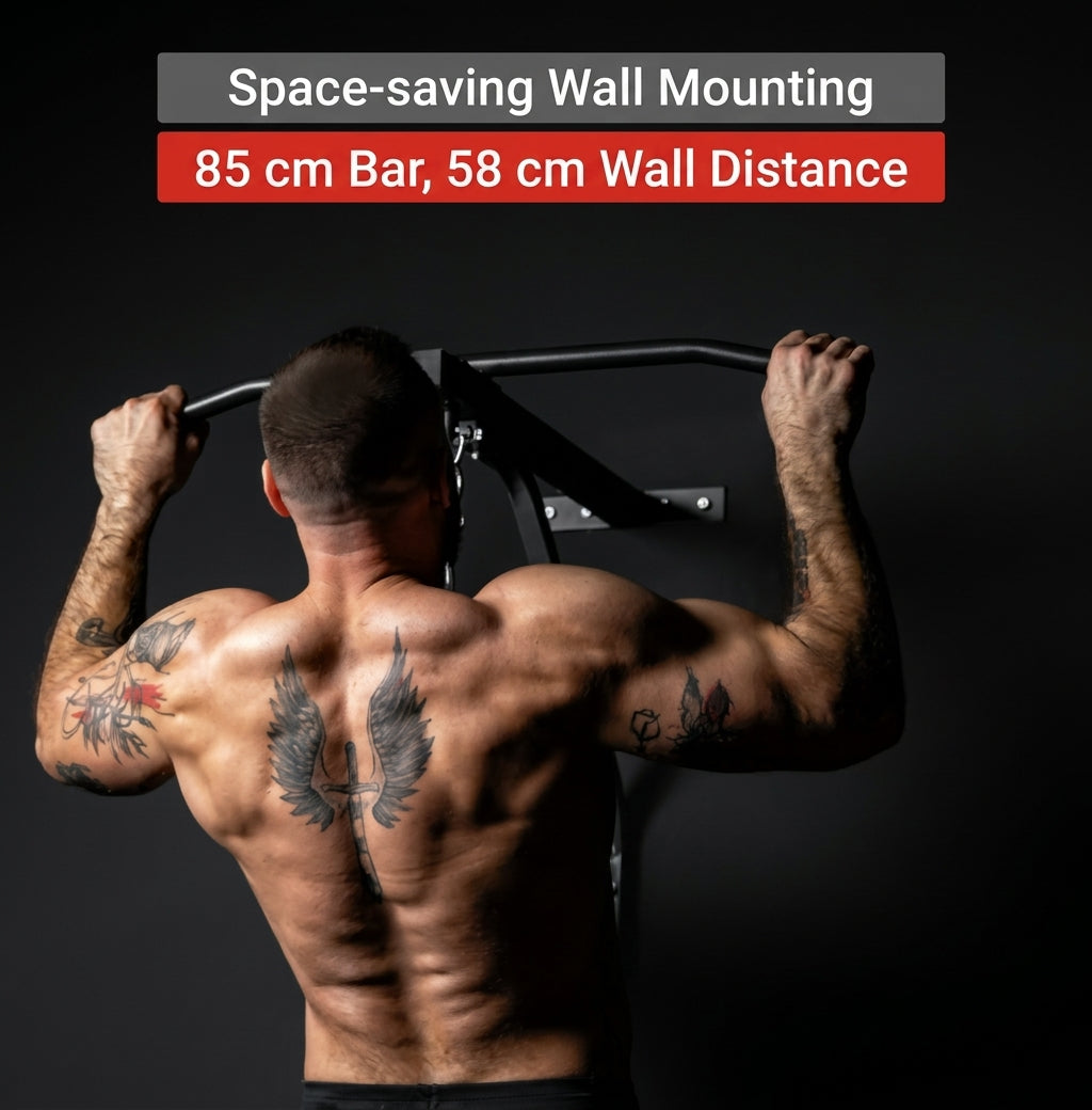 E Series boksesæk med pull up bar från Gorilla Sports