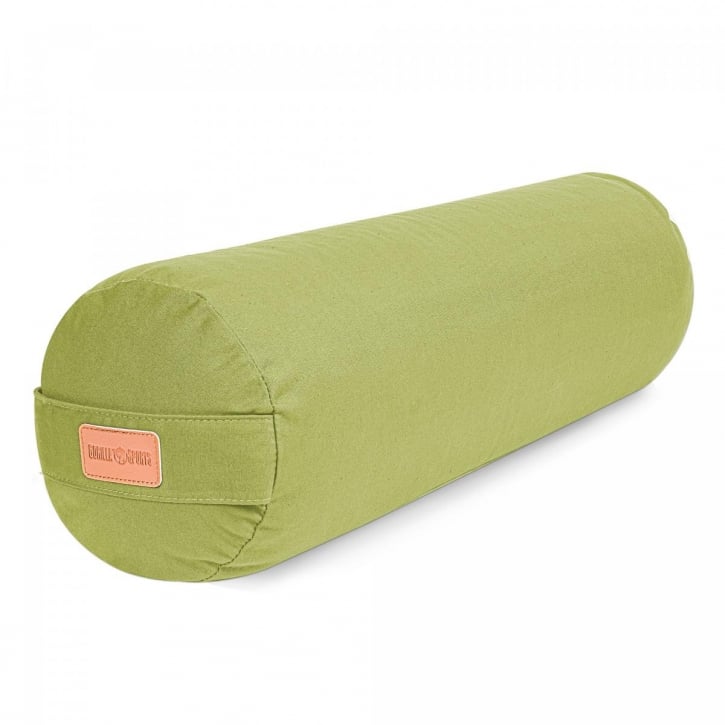Grön yoga bolster från gorilla sports , bild från framsidan från Gorilla Sports