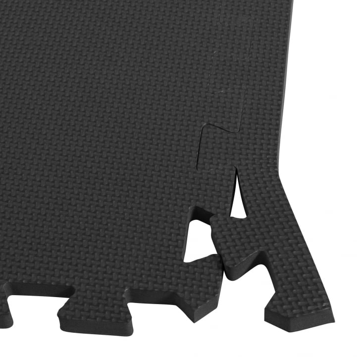 Gymgolv  från Gorilla Sports - set 8 - Puzzel - Svart