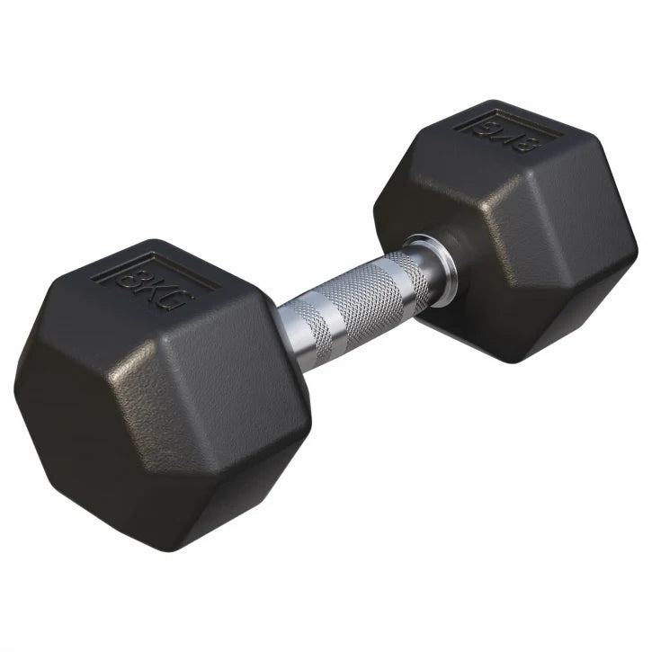 Hexagon-håndvægte PREMIUM 2x8 kg