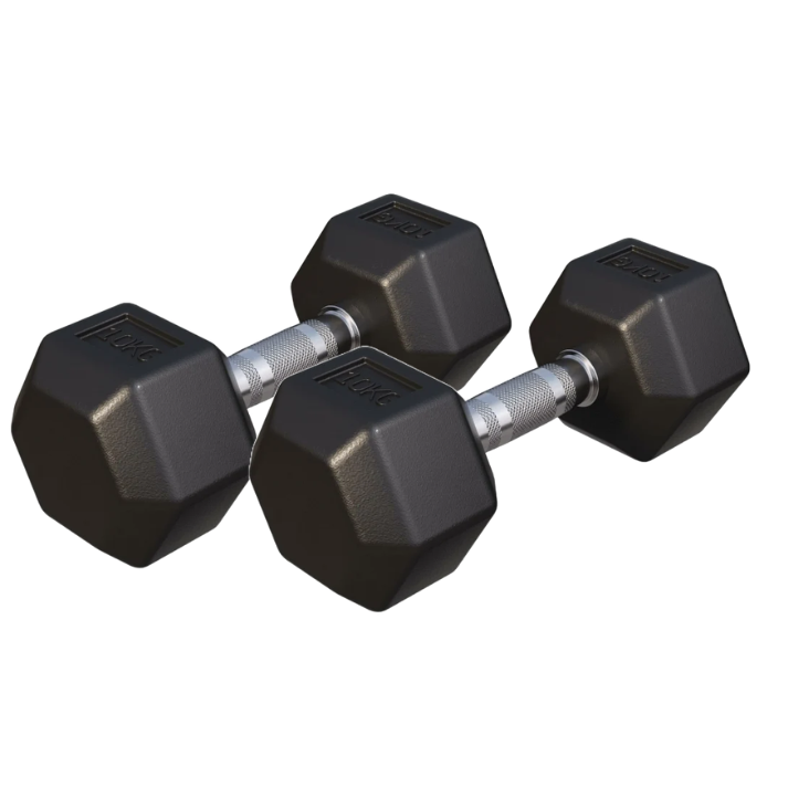 Hexagonhåndvægte PREMIUM 2x10kg
