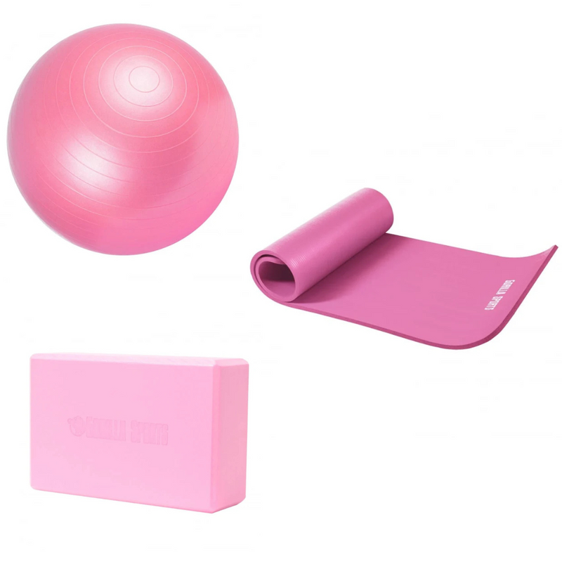 Måtte, klods og bold i rosa