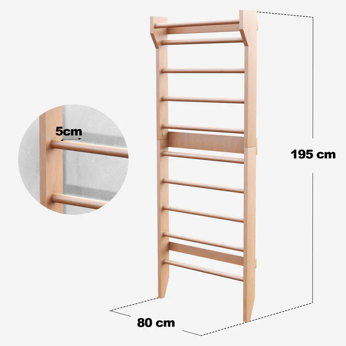 RIBSTOL TRÆ - 195CM/100KG