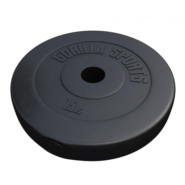 Viktskiva i cement från Gorilla Sports - 15kg 