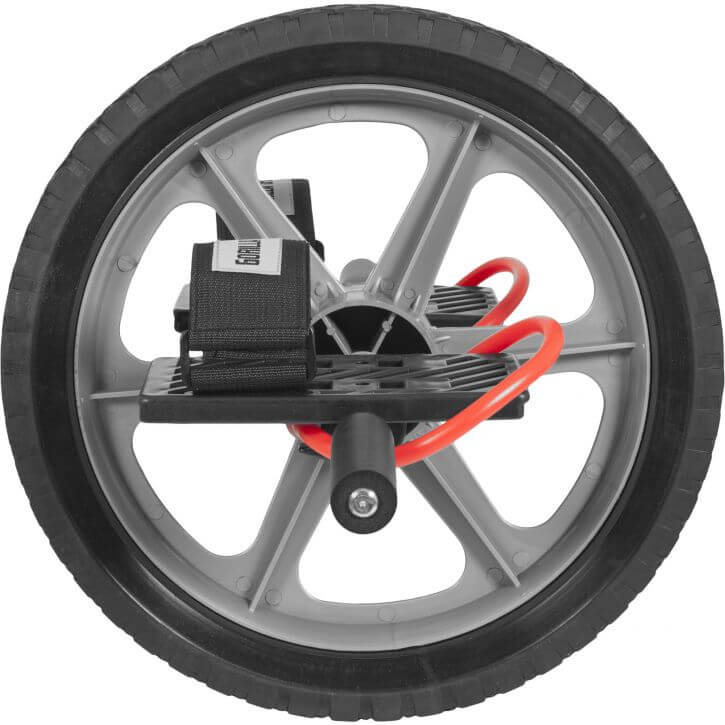 Ab wheel med fodpedaler
