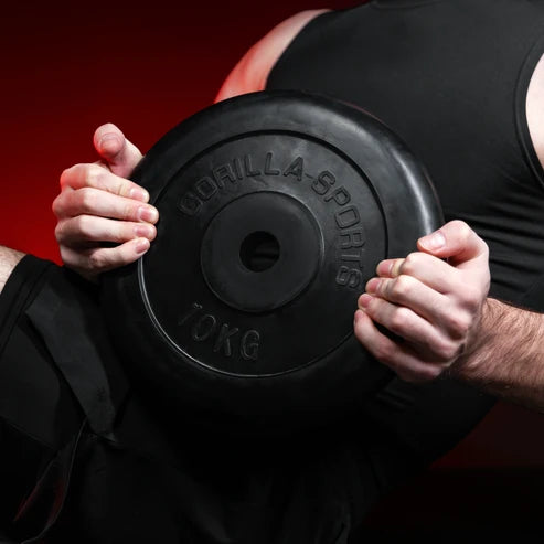 Vægtplader GUMMI Støbejern 1,25–25 kg från Gorilla Sports