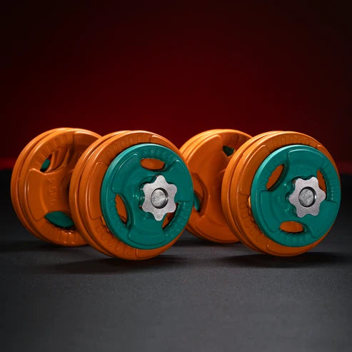 Håndvægte TRIGRIP 2x15 kg Skruelås från Gorilla Sports