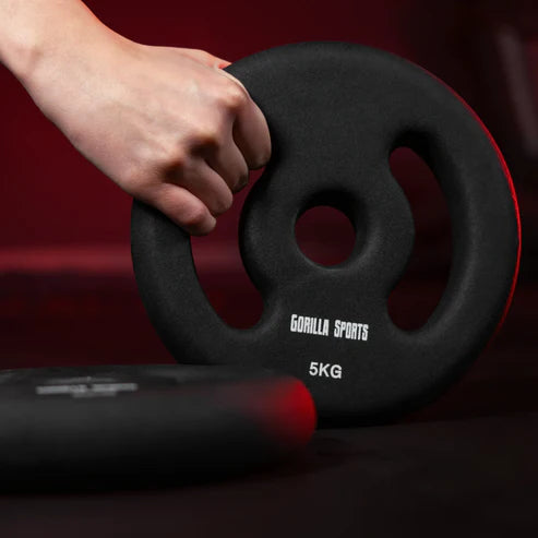 Vægtskiver Neopren 31 mm 1-5 kg