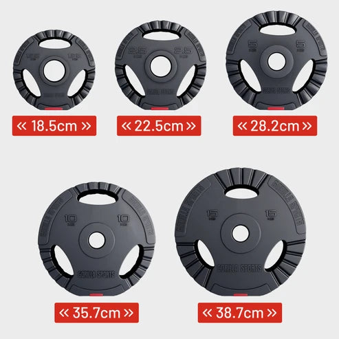 Vægtskiver PRO 51 mm Trigrip 1,25-15 kg