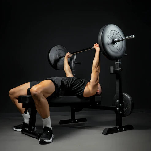 Bænkpres 2.0 BLACK Vægtstang 40 kg från Gorilla Sports