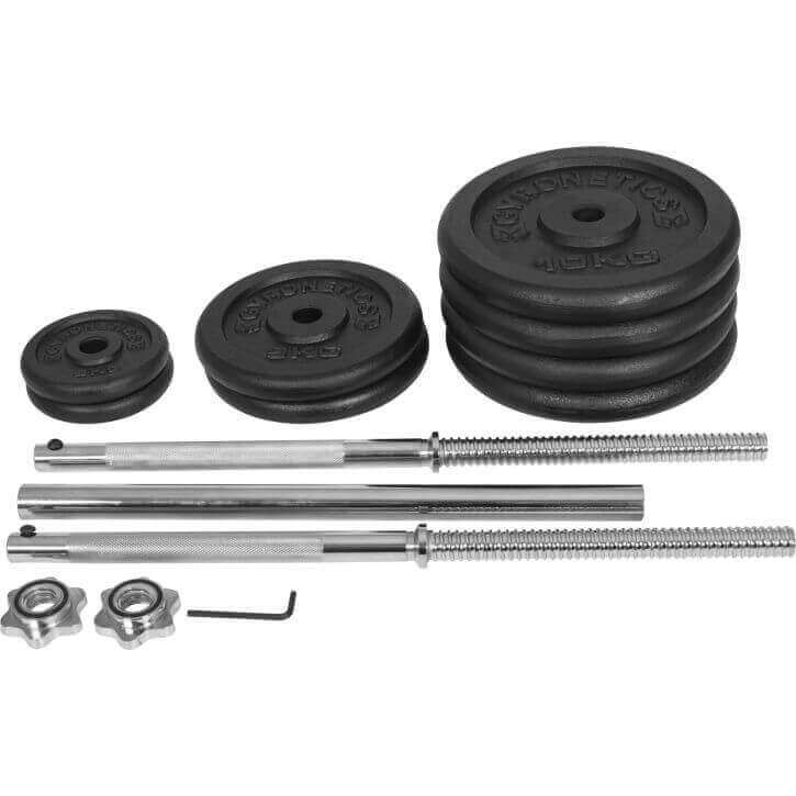 Vægtstangssæt 25/26 mm 60 kg