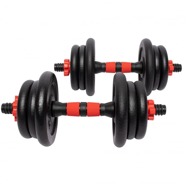 Håndvægte 25 mm Støbejern 2x10 kg 2x15 kg