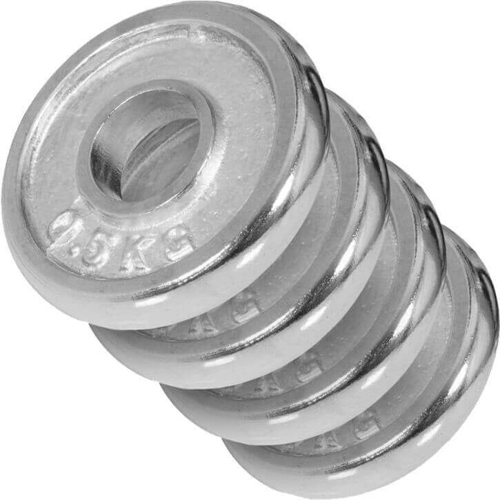 Vægtskiver CHROME Støbejern 0,5 Kg–30 Kg
