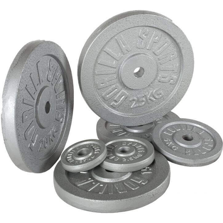Vægtskiver IRON Silver 0,5–30 kg